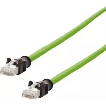 Metz Connect CAT 6a S/FTP Patchkabel 1 m grün PUR-Mantel