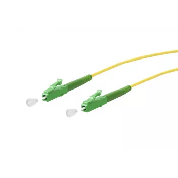 METZ CONNECT OpDAT Patchkabel LC-S APC/LC-S APC OS2 Duplex 5m Gelb