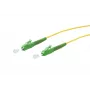 METZ CONNECT OpDAT Patchkabel LC-S APC/LC-S APC OS2 Duplex 5m Gelb