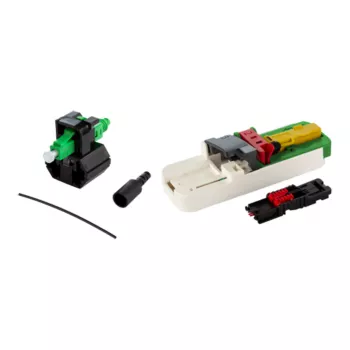 METZ CONNECT LC-OS2 Simplex Glasfaser-Patchkabel, 2m, Grün, 20er-Pack