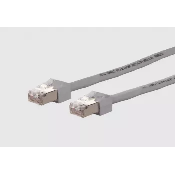 METZ CONNECT Patchkabel Cat.6 Ultraflex500 VoIP AWG 26 10,0 m Grau