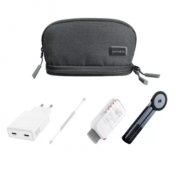 4smarts Premium Office Laptop Accessory Set - USB-C Hub, Wireless Mouse, Mouse Pad, Laptop Stand, Laptop Sleeve, Space Grey