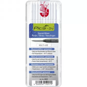 PICA-MARKER Pica DRY Refills White - 10 Minen, 2,8 mm, 85 mm