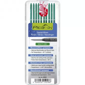 PICA-MARKER Pica DRY Refills Green - 10 Minen, 2,8 mm, 125 mm