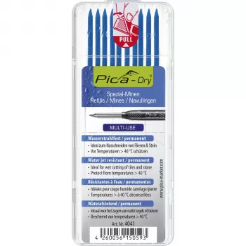 PICA-MARKER Pica DRY Refills Blau - 10 Minen, 2,8 mm, 125 mm