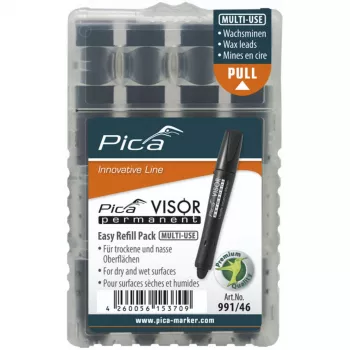 PICA VISOR Permanent Replacement Refills Black (10 Stück)