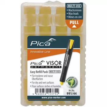 PICA-MARKER Pica VISOR Permanent Replacement Refills Yellow (10 Stück)