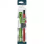 PICA-MARKER Pica Stifthalter-Set mit integriertem Anspitzer Pocket Bundle Schwarz & Graphit