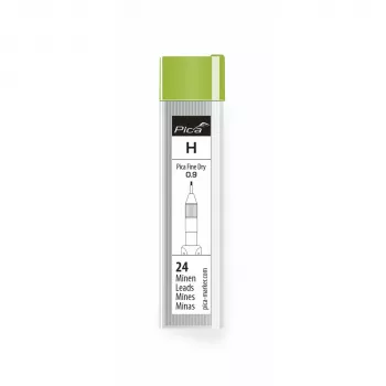 PICA-MARKER Pica Fine-Dry Refills H - 10 Minen, 0,9 mm, Graphit