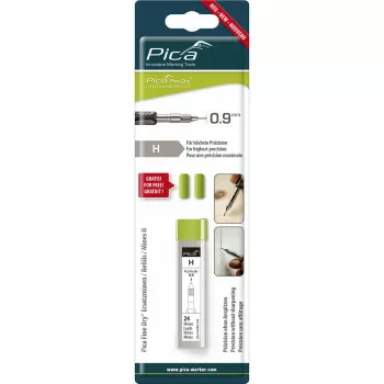 Pica Fine-Dry Refills H - 10 Graphitminen 0,9 mm 125 mm