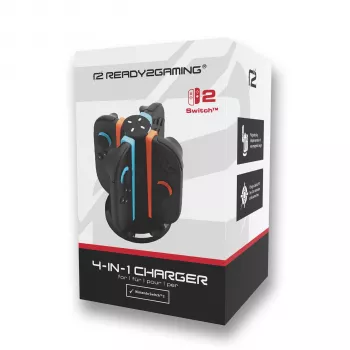 Ready2Gaming Nintendo Switch 2 4 in 1 Charger - Ladegerät für Joy-Con und Pro Controller