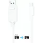 Purelink iSeries DisplayPort auf Mini DisplayPort Kabel 1,5 m Weiß Verriegelt (IS1100-015)