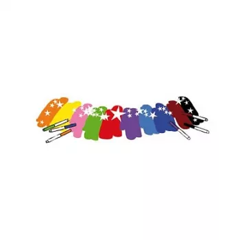 Malinos 300011 Babyzauber Modelliermasse-Set - 10 mehrfarbige Sticks, 5 mm, nicht trocknend, CE-zertifiziert