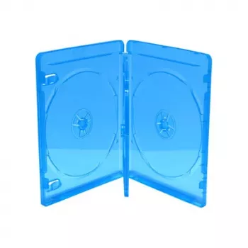 MEDIARANGE BOX38-3-30 Blu-ray-Hülle - 3 Discs - Blau - Transparent - Kunststoff - 120 mm - RoHS