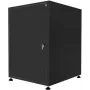 RESISTER 19-Zoll-Schrank - Erhöhter Staubschutz - 15 HE - Stahltür - 600x800 mm - Schwarz (99RRSJ1568BVT)
