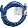IT-BUDGET Full Copper Premium Patchkabel - Flex AWG 26 - Cat.8.1 - 2000 MHz - Halogenfrei - PoE+ - 40 Gbit - Blau - 5 m