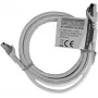 IT-BUDGET Full Copper Premium Patchkabel - Flex AWG 26 - Cat.8.1 - 2000 MHz - halogenfrei - PoE+ - 40 Gbit - Weiß - 2 m (90ITBFLEX81PK2W)