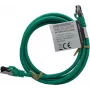 IT-BUDGET Full Copper Premium Patchkabel - Flex AWG 26 - Cat.8.1 - 2000 MHz - halogenfrei - PoE+ - 40 Gbit - Grün - 2 m