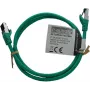 IT-BUDGET Full Copper Premium Patchkabel - Flex AWG 26 - Cat.8.1 - 2000 MHz - halogenfrei - PoE+ - 40 Gbit - Grün - 1,5 m