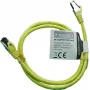 IT-BUDGET Full Copper Premium Patchkabel - Flex AWG 26 - Cat.8.1 - 2000 MHz - Halogenfrei - PoE+ - 40 Gbit - Gelb - 1 m