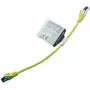 IT-BUDGET Full Copper Premium Patchkabel - Flex AWG 26 - Cat.8.1 - 2000 MHz - halogenfrei - PoE+ - 40 Gbit - Gelb - 0,5 m (90ITBFLEX81PK050Y)