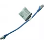 IT-BUDGET Full Copper Premium Patchkabel - Flex AWG 26 - Cat.8.1 - 2000 MHz - halogenfrei - PoE+ - 40 Gbit - Blau - 0,25 m