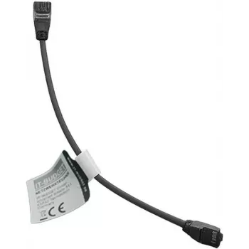 IT-BUDGET Full Copper Premium Patchkabel - Slim AWG 28 - Cat.8.1 - 2000 MHz - Halogenfrei - PoE+ - 40 Gbit - Schwarz - 0,25 m