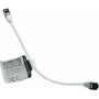 IT-BUDGET Full Copper Premium Patchkabel - Slim AWG 28 - Cat.8.1 - 2000 MHz - halogenfrei - PoE+ - 40 Gbit - Weiß - 0,25 m