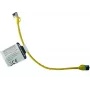 IT-BUDGET Full Copper Premium Patchkabel - Slim AWG 28 - Cat.8.1 - 2000 MHz - Halogenfrei - PoE+ - 40 GBit - Gelb - 0,15 m