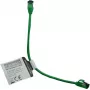 IT-BUDGET Full Copper Premium Patchkabel - Slim AWG 28 - Cat.8.1 - 2000 MHz - Halogenfrei - PoE+ - 40 GBit - Grün - 0,50 m