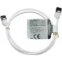 IT-BUDGET Full Copper Premium Patchkabel - Slim AWG 28 - Cat.8.1 - 2000 MHz - Halogenfrei - PoE+ - 40 Gbit - Weiß - 1,5 m (90ITBSLIM81PK15W)
