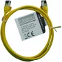 IT-BUDGET Full Copper Premium Patchkabel - Slim AWG 28 - Cat.8.1 - 2000 MHz - Halogenfrei - PoE+ - 40 GBit - Gelb - 1,5 m