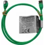 IT-BUDGET Full Copper Premium Patchkabel - Slim AWG 28 - Cat.8.1 - 2000 MHz - halogenfrei - PoE+ - 40 Gbit - Grün - 1 m