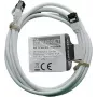 IT-BUDGET Full Copper Premium Patchkabel - Slim AWG 28 - Cat.8.1 - 2000 MHz - Halogenfrei - PoE+ - 40 Gbit - Weiß - 2 m (90ITBSLIM81PK2W)