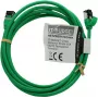IT-BUDGET Full Copper Premium Patchkabel - Slim AWG 28 - Cat.8.1 - 2000 MHz - Halogenfrei - PoE+ - 40 Gbit - Grün - 3 m (90ITBSLIM81PK3GR)