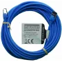 IT-BUDGET Full Copper Premium Patchkabel - Slim AWG 28 - Cat.8.1 - 2000 MHz - halogenfrei - PoE+ - 40 Gbit - Blau - 5 m (90ITBSLIM81PK5B)