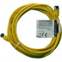 IT-BUDGET Full Copper Premium Patchkabel - Slim AWG 28 - Cat.8.1 - 2000 MHz - Halogenfrei - PoE+ - 40 Gbit - Gelb - 5 m (90ITBSLIM81PK5Y)