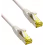 IT-BUDGET Full Copper Premium Patchkabel - Super Flex TPE - Cat.6A - mit Cat.7 Rohkabel - 600 MHz - halogenfrei - PoE+ - 10GBit - Weiß - 0,15 m (90ITBFLEX6A7PK015W)