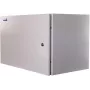RESISTER 19-Zoll Netzwerkschrank Pro - IP66 für Außen- und Industriebereich - massive Metalltür - 7HE - 600x400 mm - Lichtgrau (90RR19WV74MG)