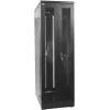 IT-BUDGET 19-Zoll Netzwerkschrank SRK - Komplettset - 42U - 600x600 mm - perforierte Doppeltüren vorne und hinten - 4 aktive Lüfter - PDU - Einschübe - Flatpack - Schwarz (90ITB19SRK4266DTS)