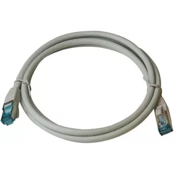 IT-BUDGET Premium Patchkabel Cat.6A 500 MHz LSZH PoE+ AWG 26/7 Grau 2 m