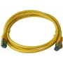 IT-BUDGET Full Copper Premium Patchkabel - Cat.6A - 500 MHz - halogenfrei - PoE+ - AWG 26/7 - gelb - 30 m