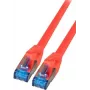 IT-BUDGET Premium Patchkabel - Super Flex TPE - Cat.6A - 500MHz - LSZH - PoE+ - AWG 27 - Rot - 1,50 m