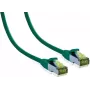 IT-BUDGET Premium Patchkabel Cat.6A mit Cat.7 Rohkabel - 600 MHz - LSZH - PoE+ - 10 Gbit - Grün - 5 m