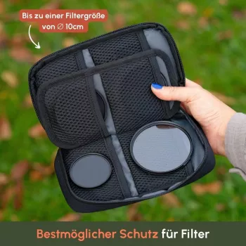 C-ROPE Filtertasche für Kamera-Filter in Schwarz Retail (CRP-FT-M-BLK)