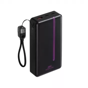Rivacase VA2312 Power Bank 20000 mAh 22,5W Schwarz