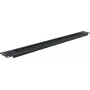 Rockstable 1U 19 Zoll Bürstendichtung Kabelmanagement-Panel - Stahl - Schwarz (RS19-BCM)