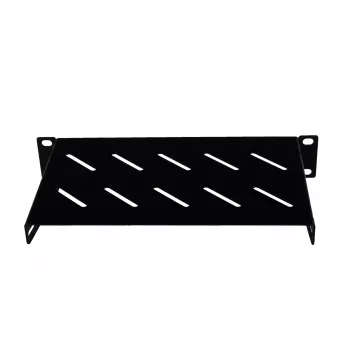 Rockstable 1U 10-Inch Shelf - Regalboden - Schwarz - SPCC - Stahl - 1U - Oval - 25,4 cm (10 Zoll) (RS10-33HYL)