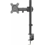 Rockstable RS-MM001 Einsteiger-Einzelmonitorhalterung - Klemme / Durchführung - 8 kg - 13-32 Zoll - 100x100 mm - Schwarz