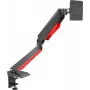 Rockstable RS-MM008 Gaming Monitor Halterung für 1 Monitor - Tischklemme / Durchführung - 8 kg - 15 inch-32 inch - 100x100 mm - Schwarz - Rot